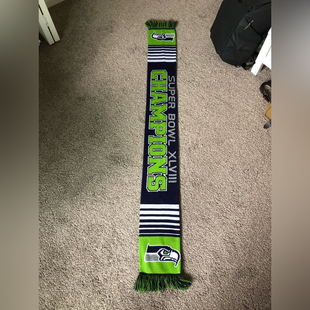 Seattle Seahawks Super Bowl Champions Scarf